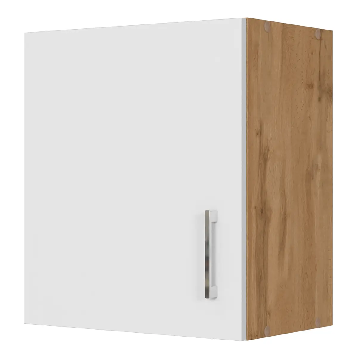 Hängeschrank Sorrento I 50cm Weiß/Wotaneiche Dekor/Weiß
