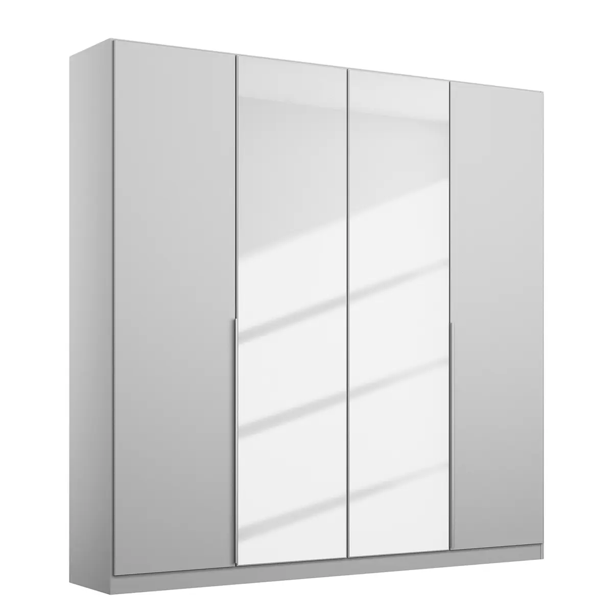 Drehtürenschrank Alabama 181 x 210cm Grau/Grau Premium | Grau