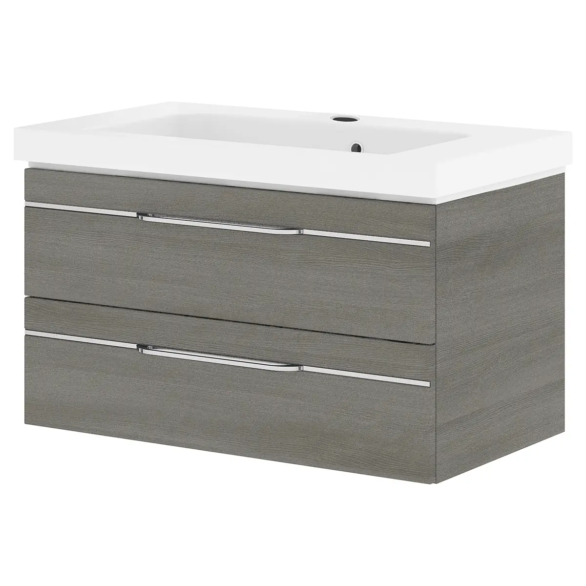Waschtisch Balto 92cm Grau/Graphit | Grau