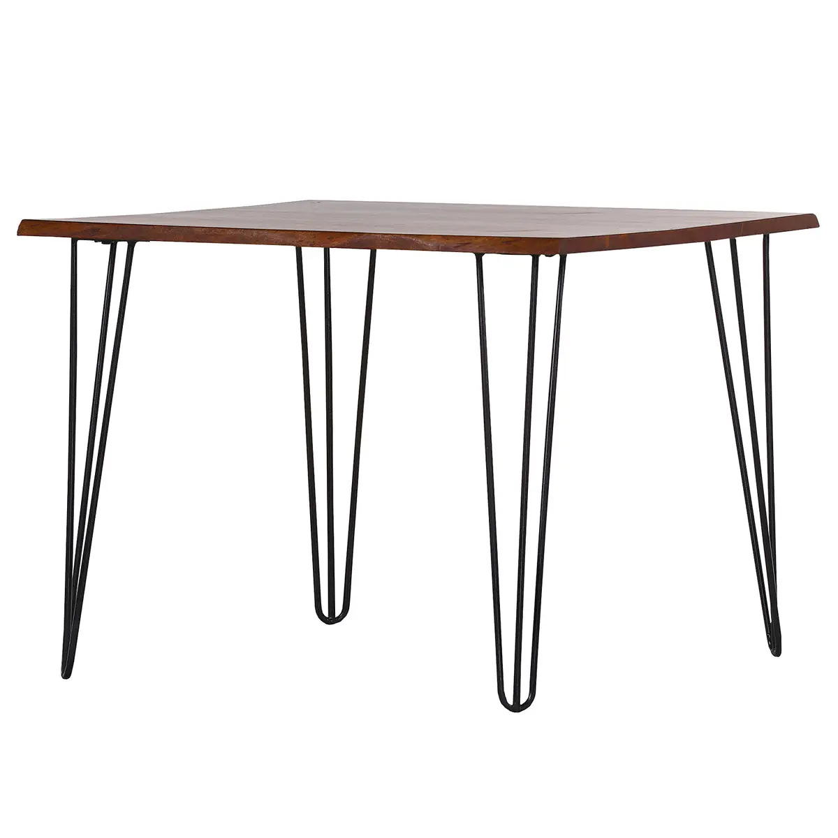 Esstisch Balleroy 100cm Schwarz/Braun | Braun