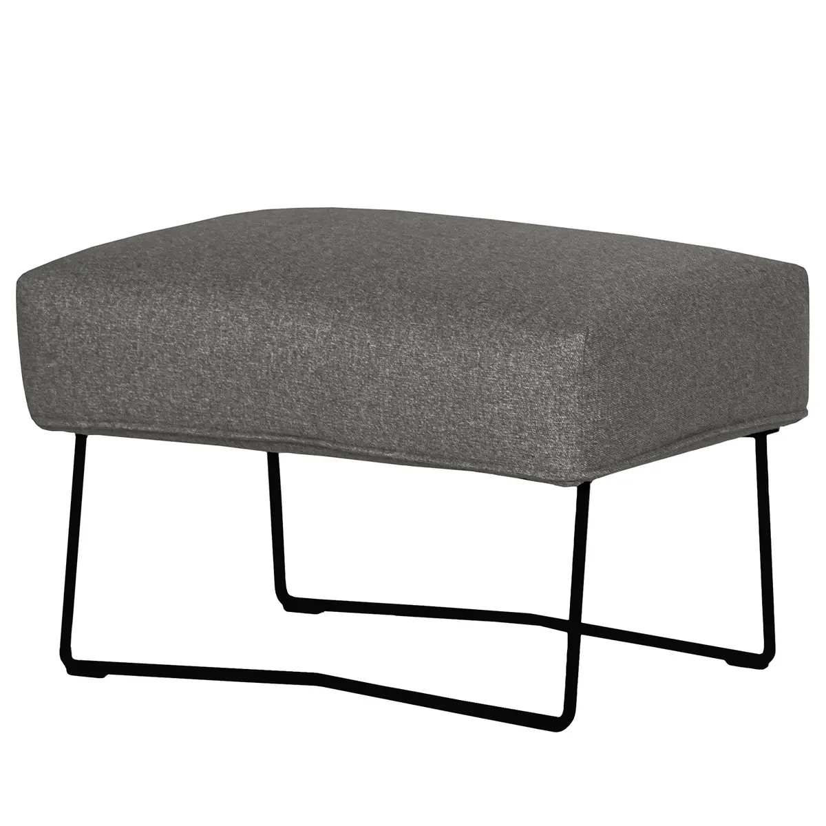 Polsterhocker Caleta | Grau