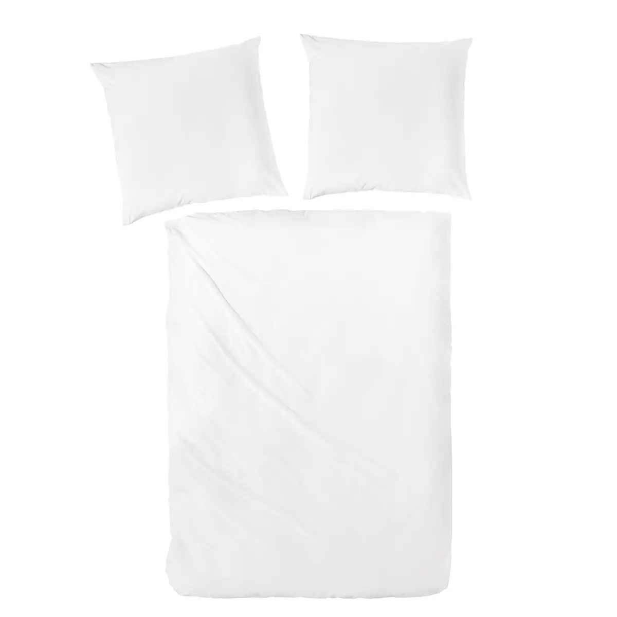 Luxus-Satin-Bettwäsche Montainville | Weiß