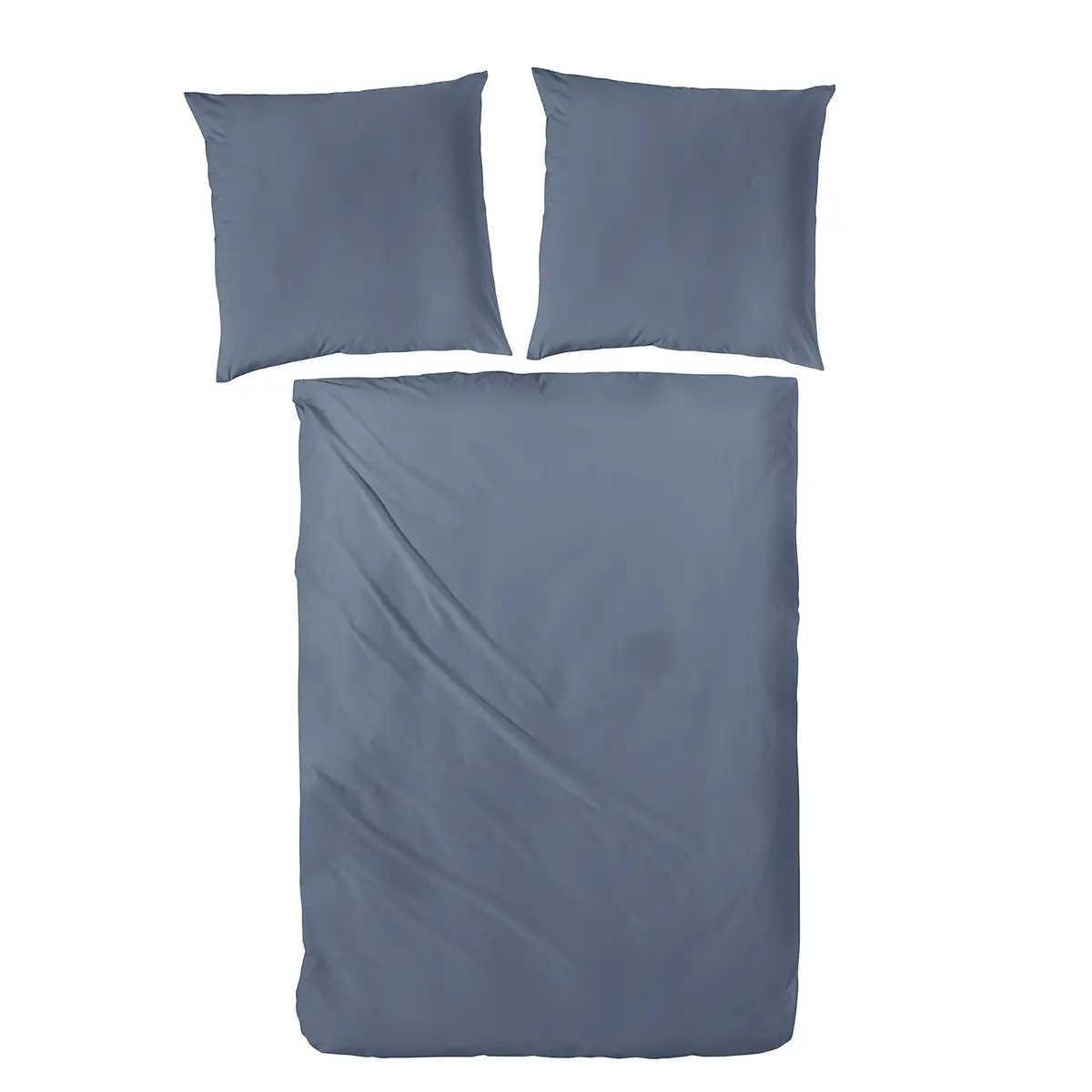 Luxus-Satin-Bettwäsche Montainville | Blau