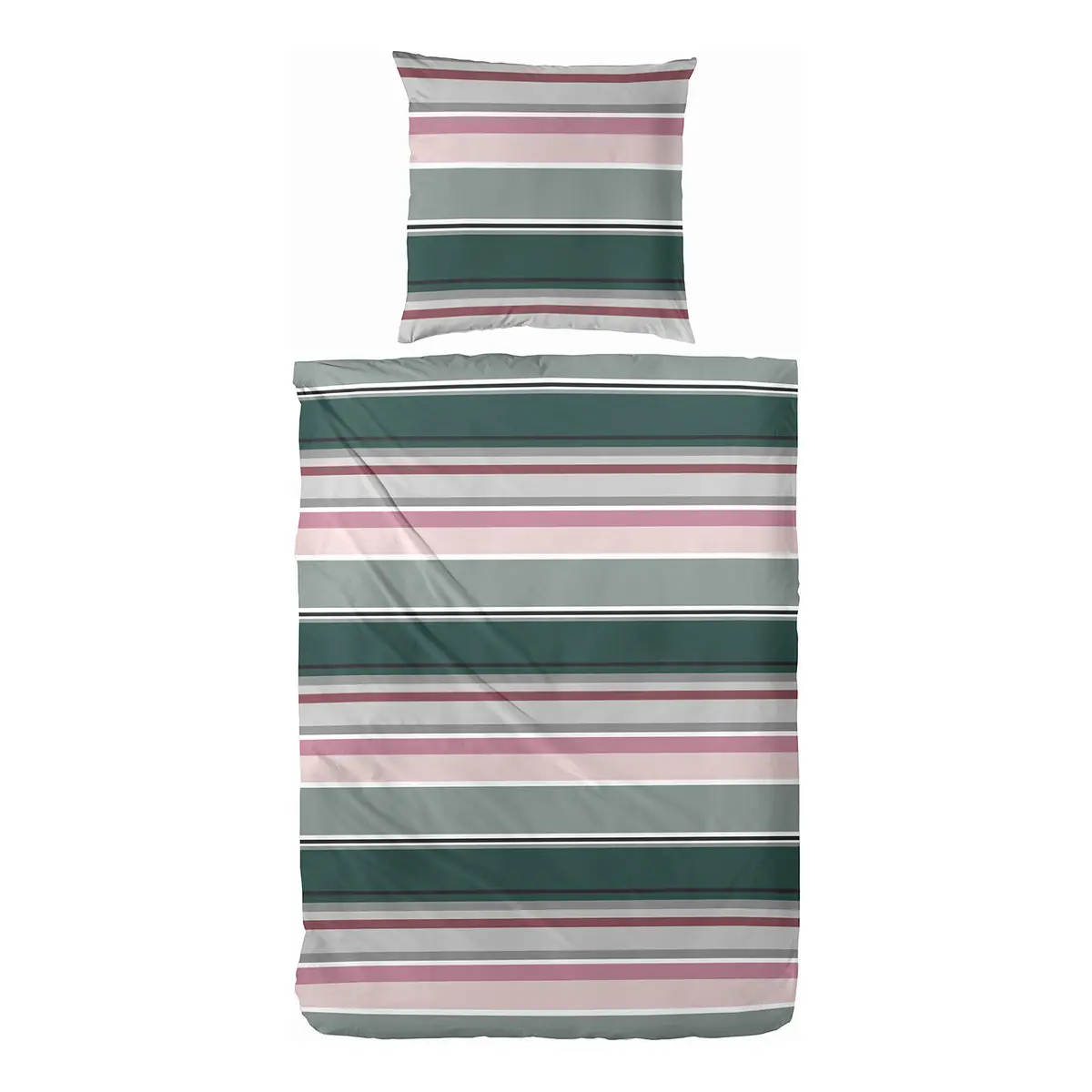 Perkal-Bettwäsche Late Summer Stripe | Mehrfarbig