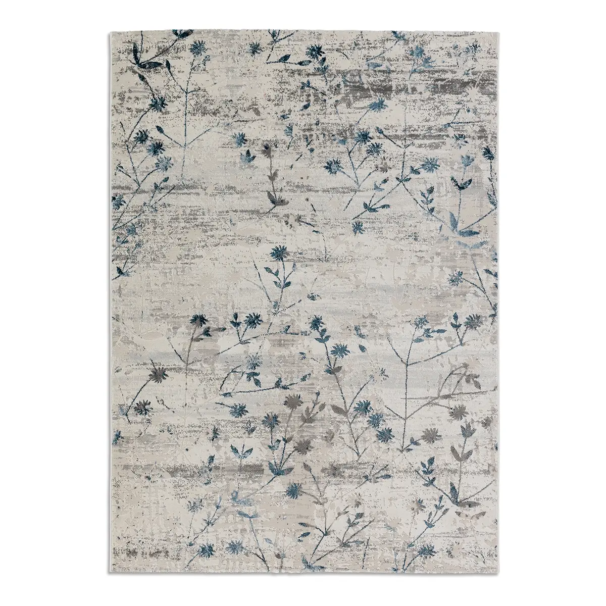 Kurzflorteppich Noa III Blau/Blau 160 x 230cm Mischgewebe