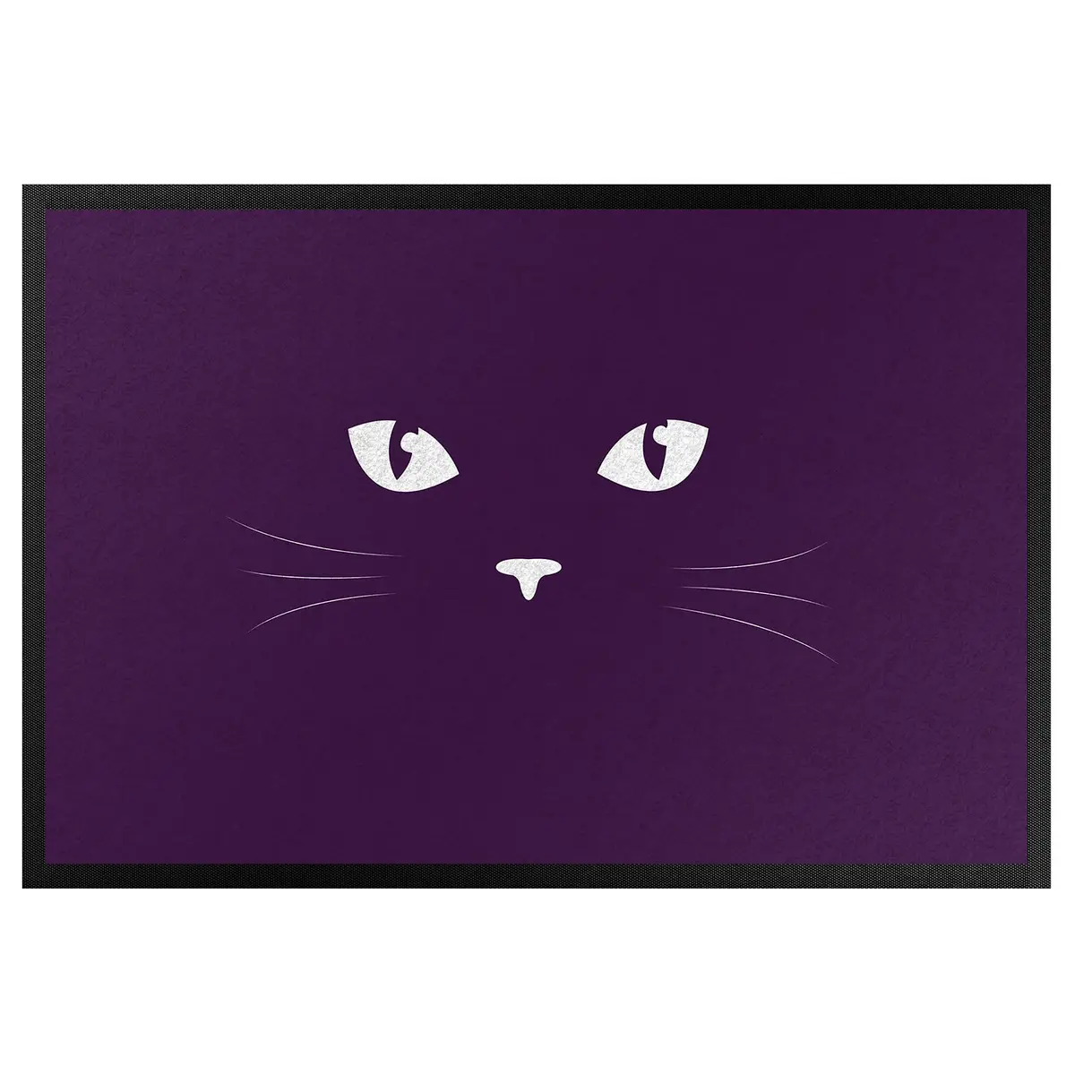 Fußmatte Katzenaugen | Mehrfarbig