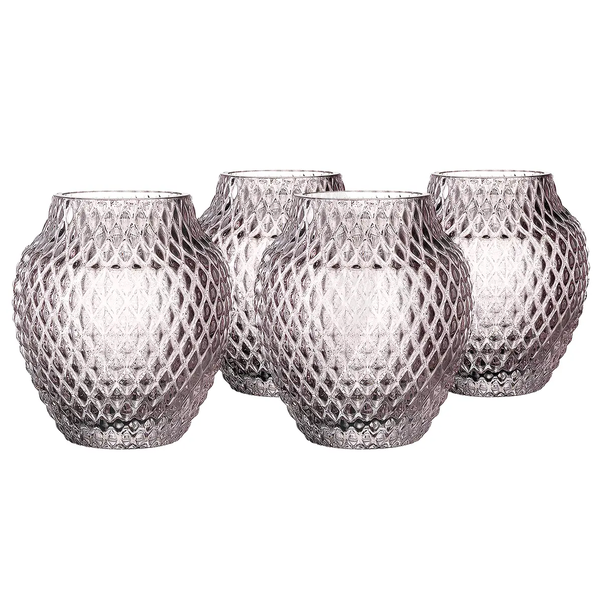 Tischvase POESIA 4er-Set | Mehrfarbig