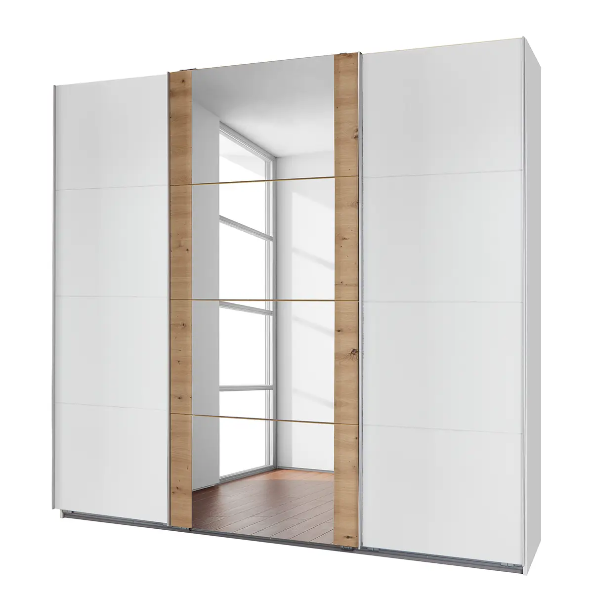 Schwebetürenschrank | Braun