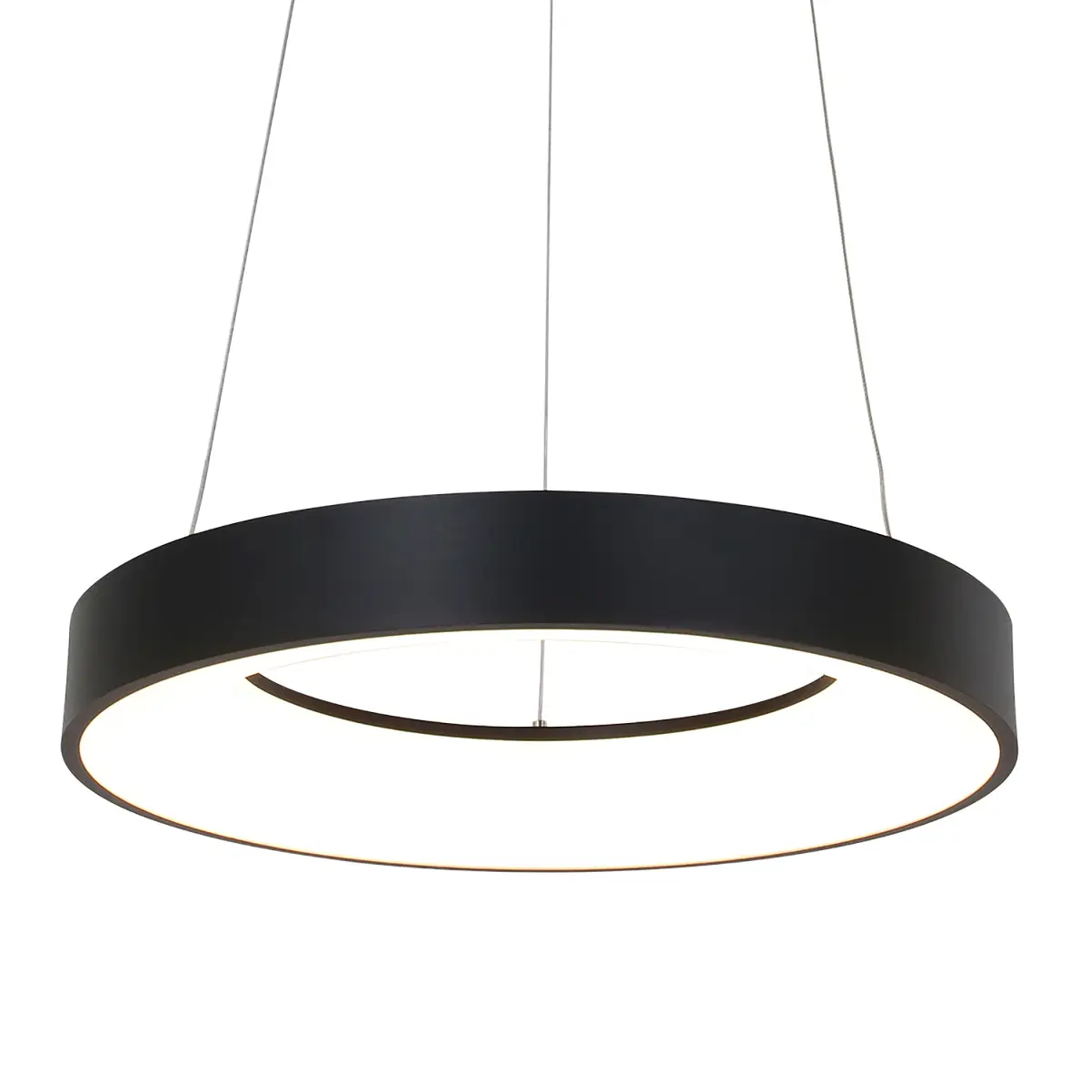 LED-Pendelleuchte Ringlede | Schwarz