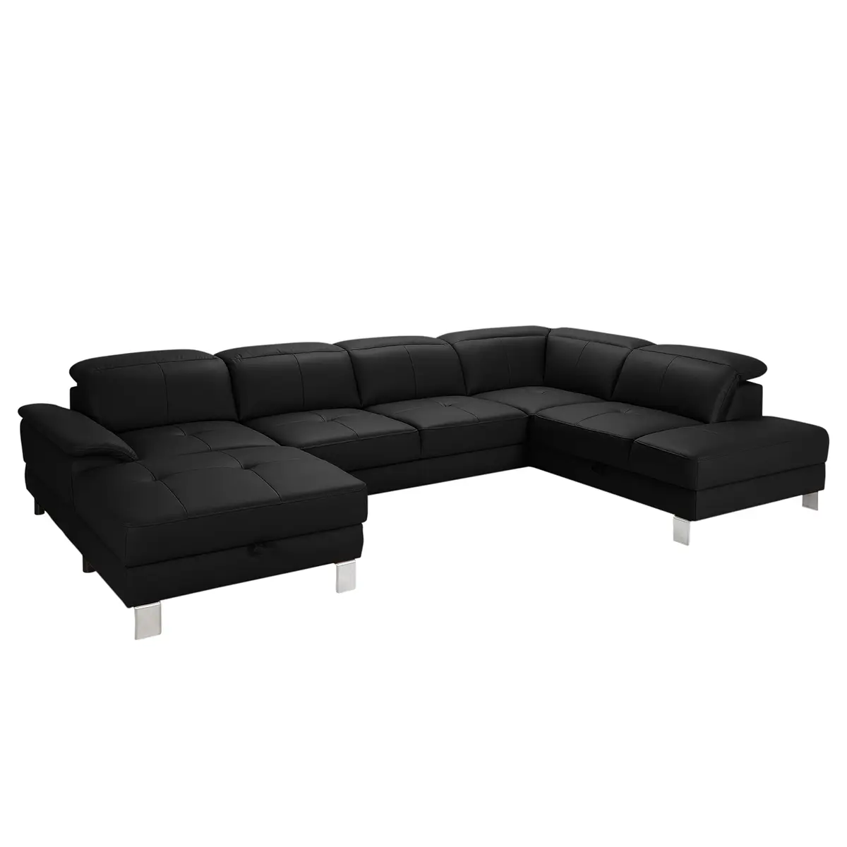 Wohnlandschaft Bussy | Schwarz