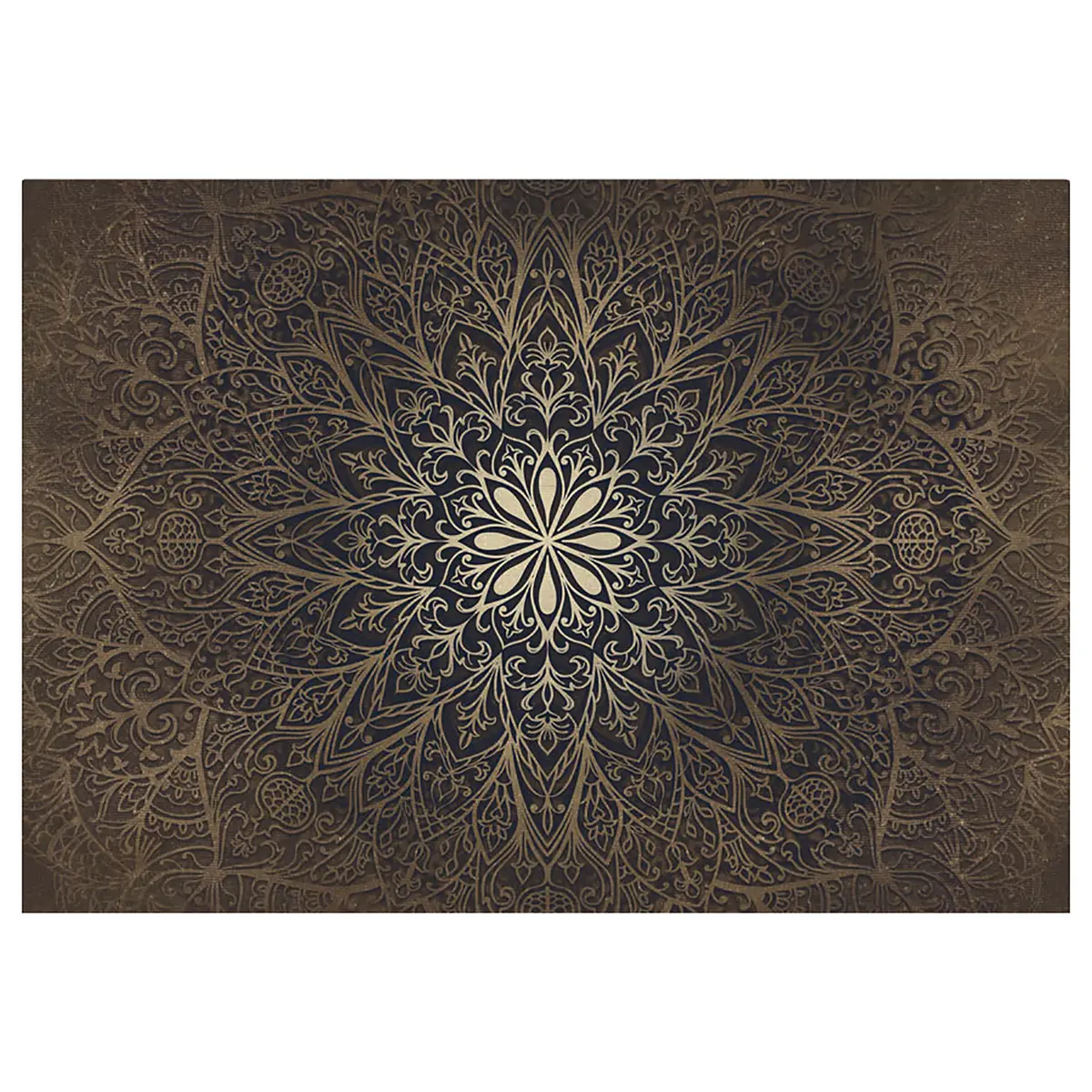 Vlies Fototapete Mandala Gold | Mehrfarbig