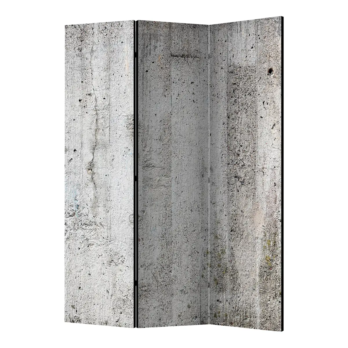 Paravent Grauer Imperator Fleece Grau 135 x 172cm 3-teilig
