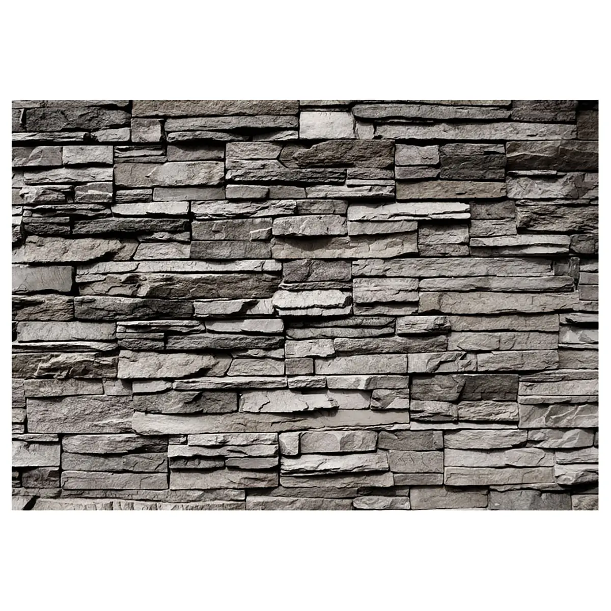 Vlies Fototapete Granite Bastion | Grau