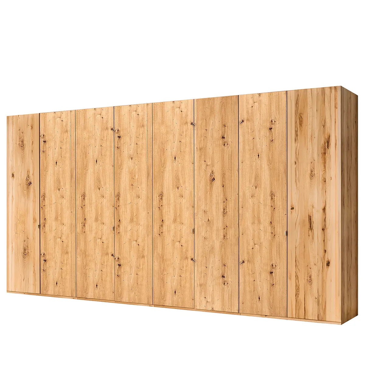 Drehtürenschrank I 400 x 236cm Braun/Kernbuche | Holztöne