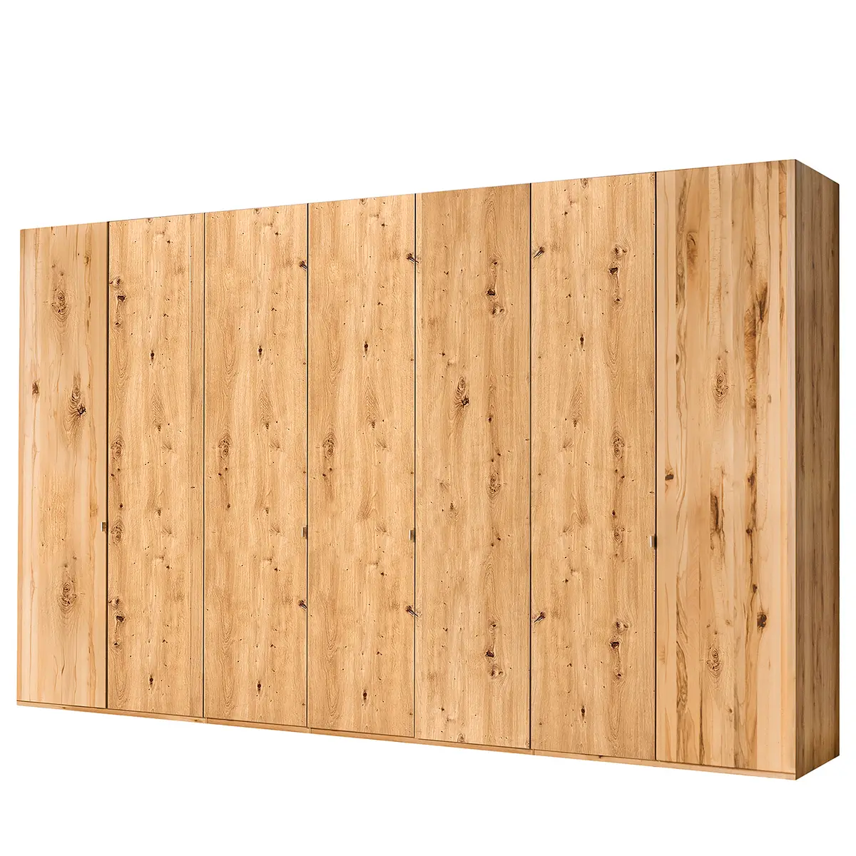 Drehtürenschrank I 350 x 236cm Braun/Kernbuche | Holztöne
