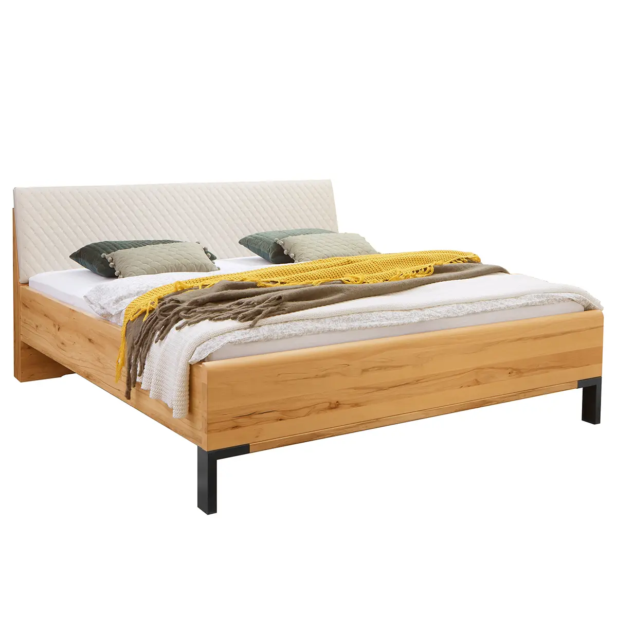 Massivholzbett VI 200 x 220cm | Braun