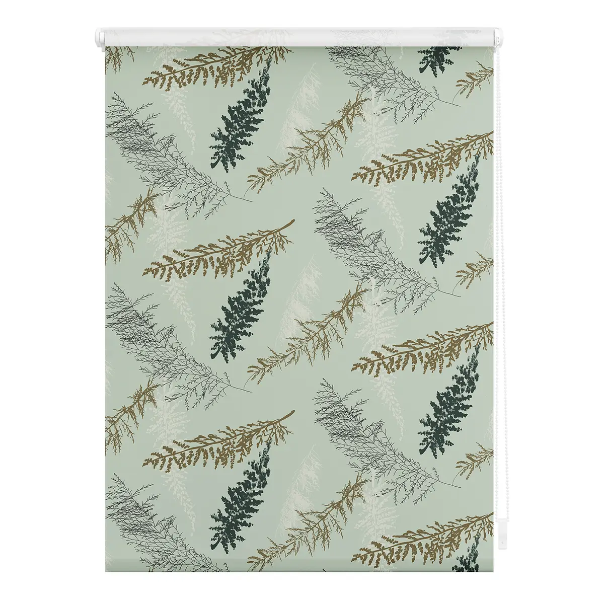 Klemmfix Verdunklungsrollo Fir Branches | Grün