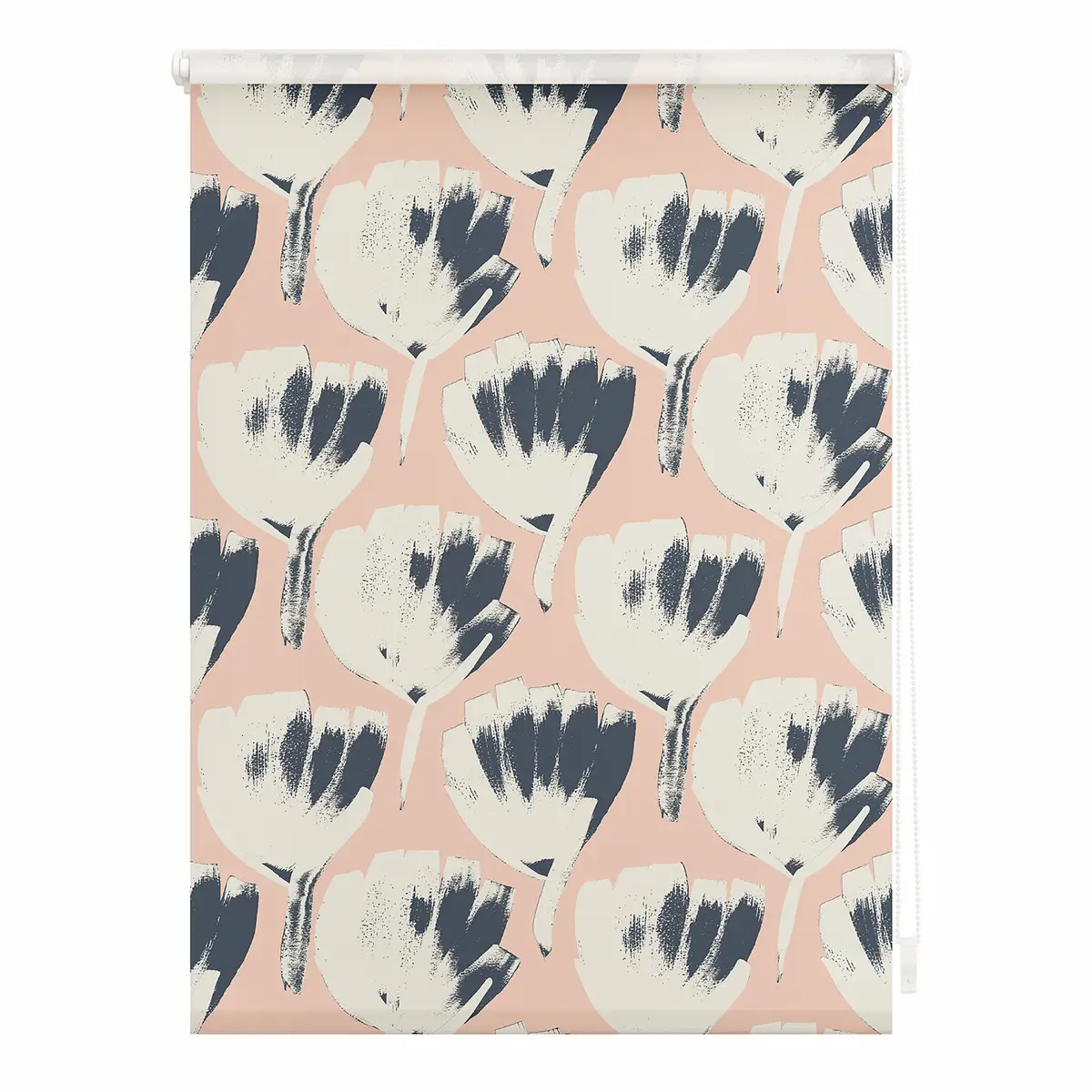 Klemmfix Verdunklungsrollo Jumbo Flowers | Orange