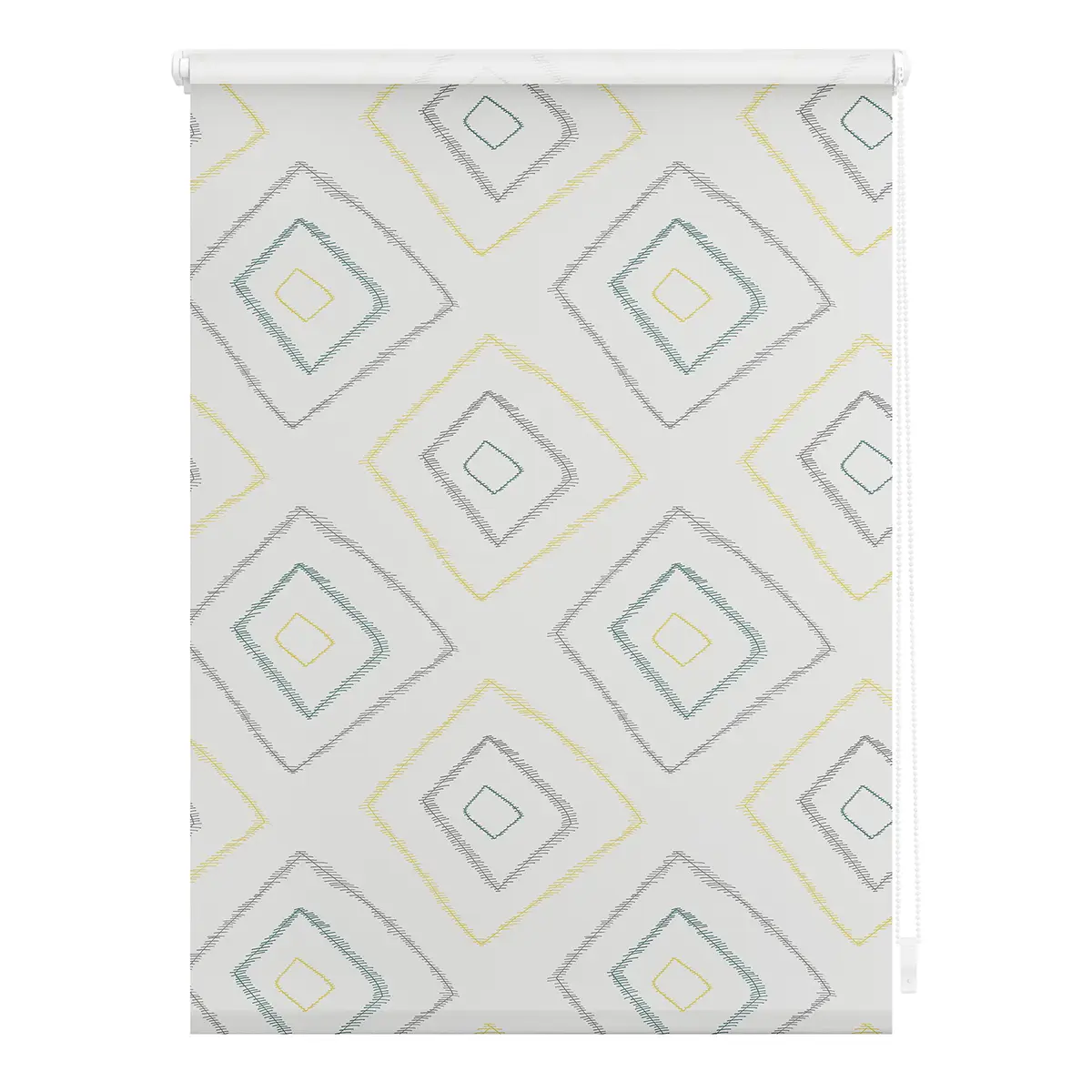 Verdunklungsrollo Stripy Boho Rectangle | Beige