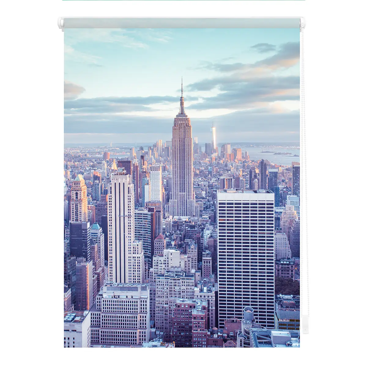 Klemmfix Verdunklungsrollo New York | Blau