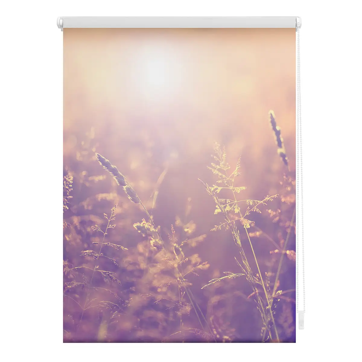 Klemmfix Verdunklungsrollo Sommerabend | Orange