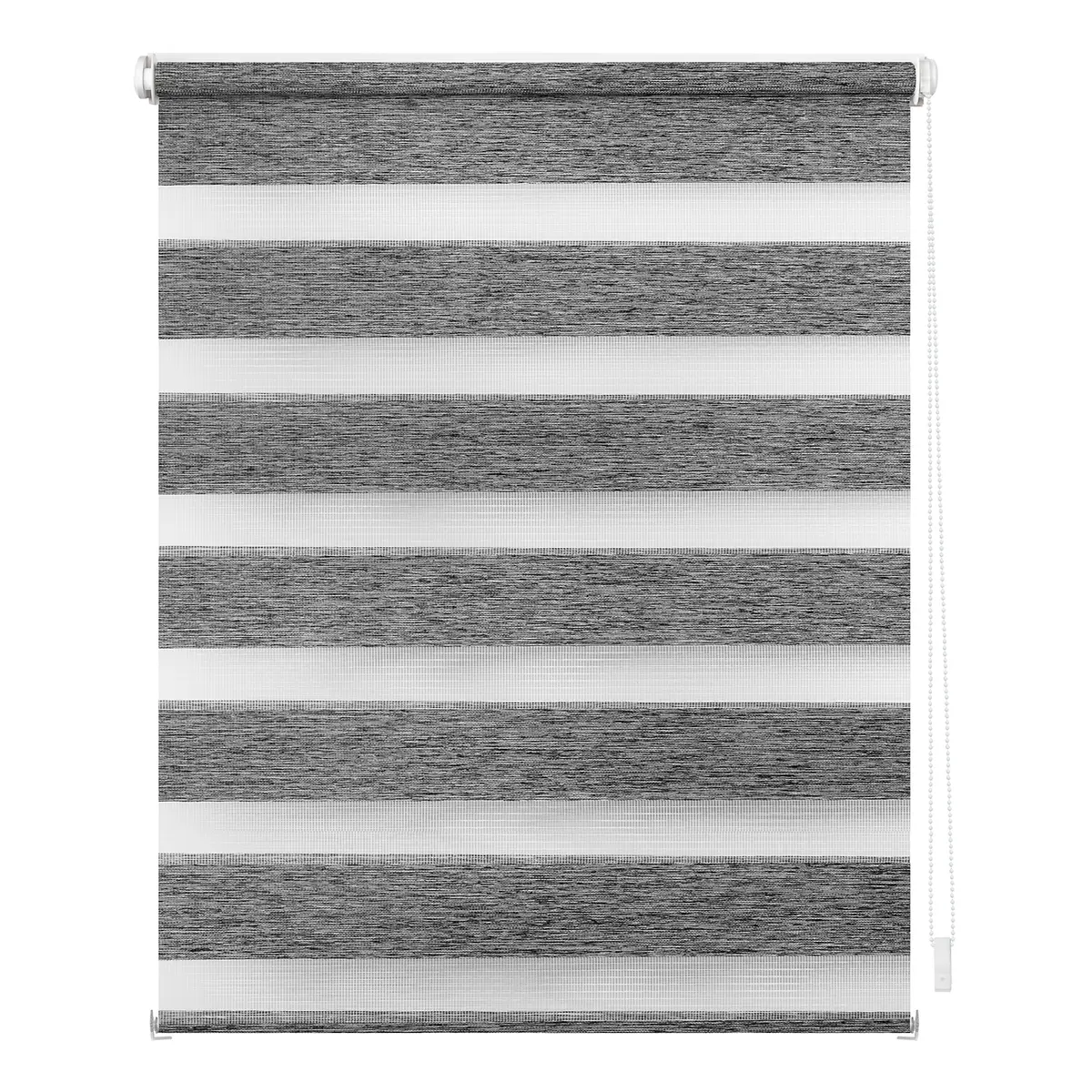 Klemmfix Duo Rollo meliert | Grau