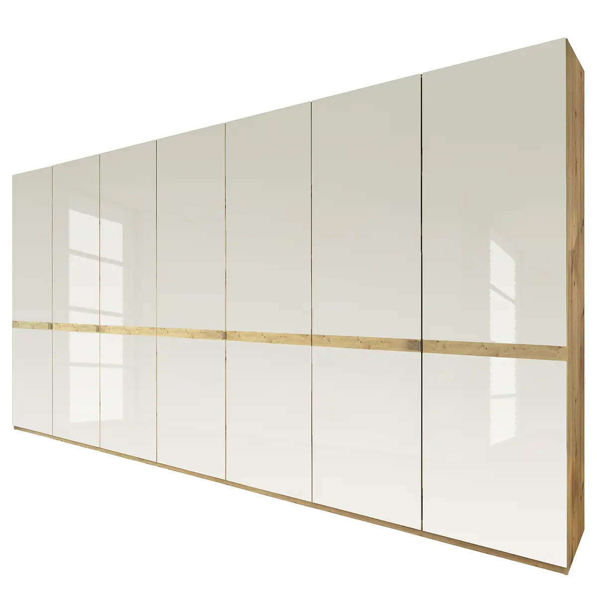 Drehtürenschrank Barcelona I | Braun