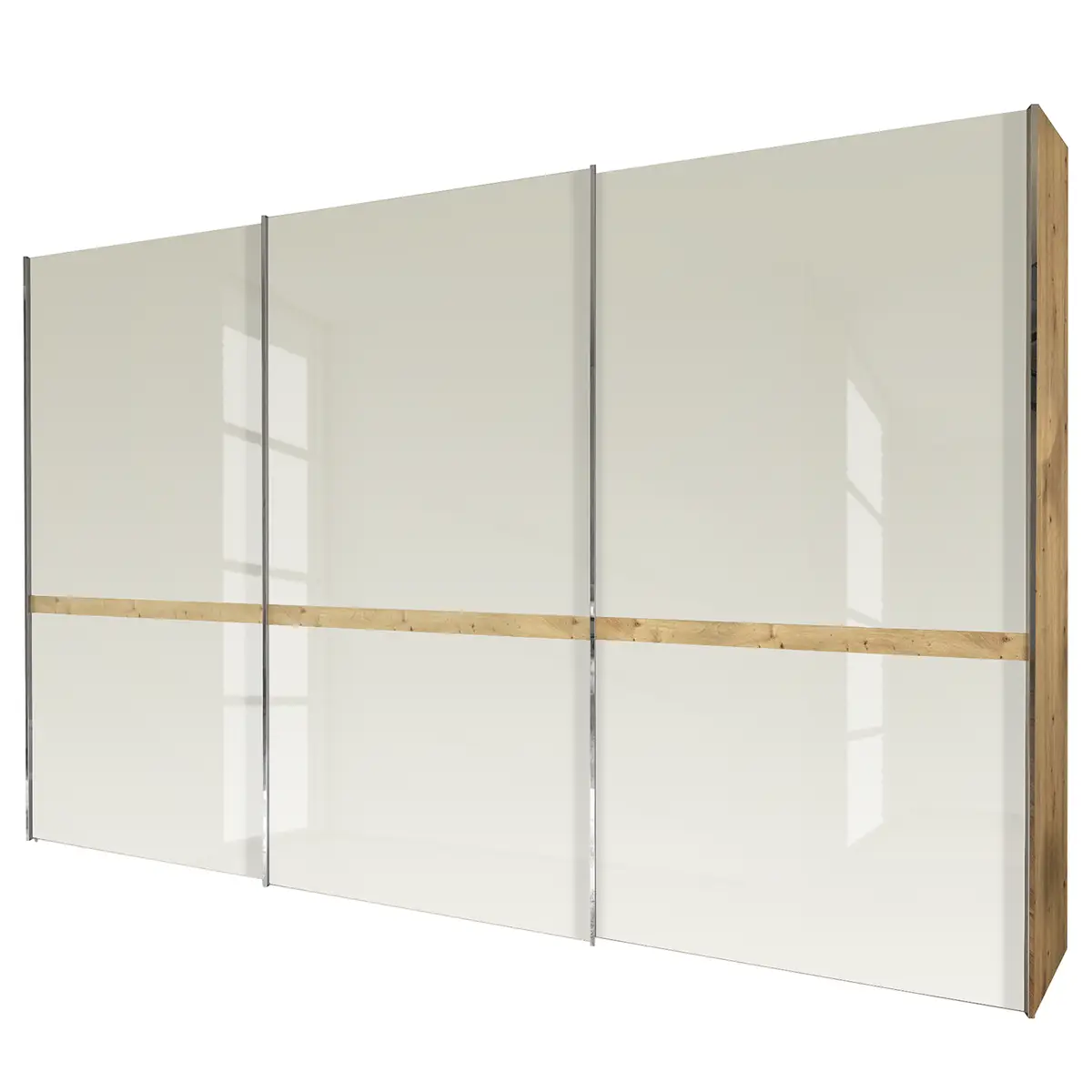 Schwebetürenschrank Barcelona I | Braun