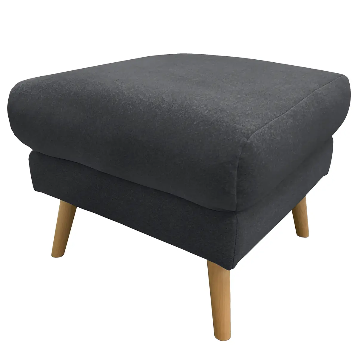 Polsterhocker Lucinda | Grau