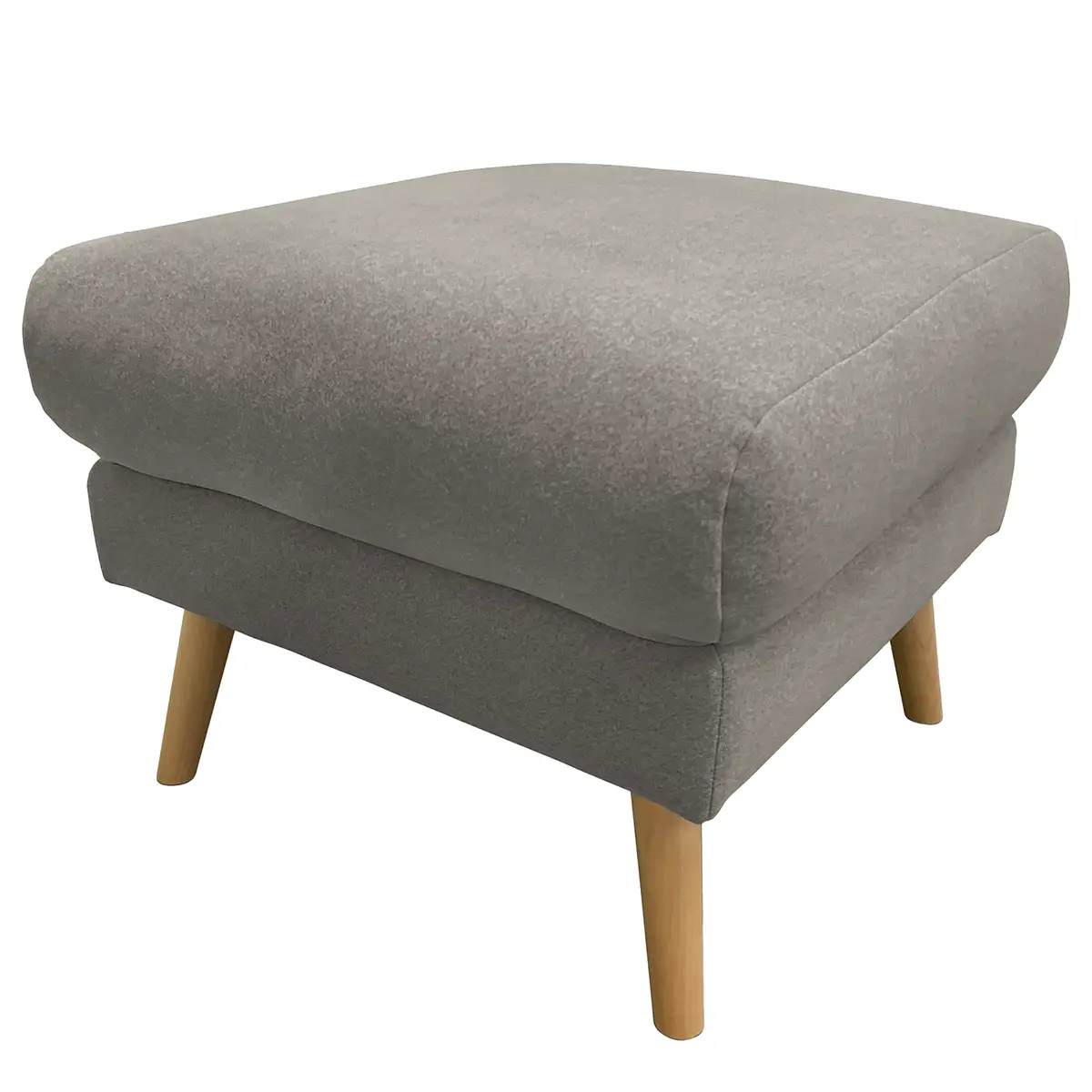 Polsterhocker Lucinda | Grau