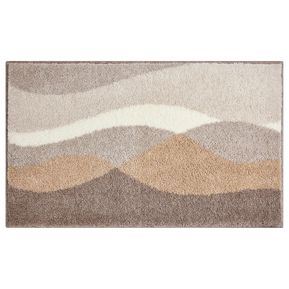 Badteppich Hills 70 x 120cm Beige | Beige