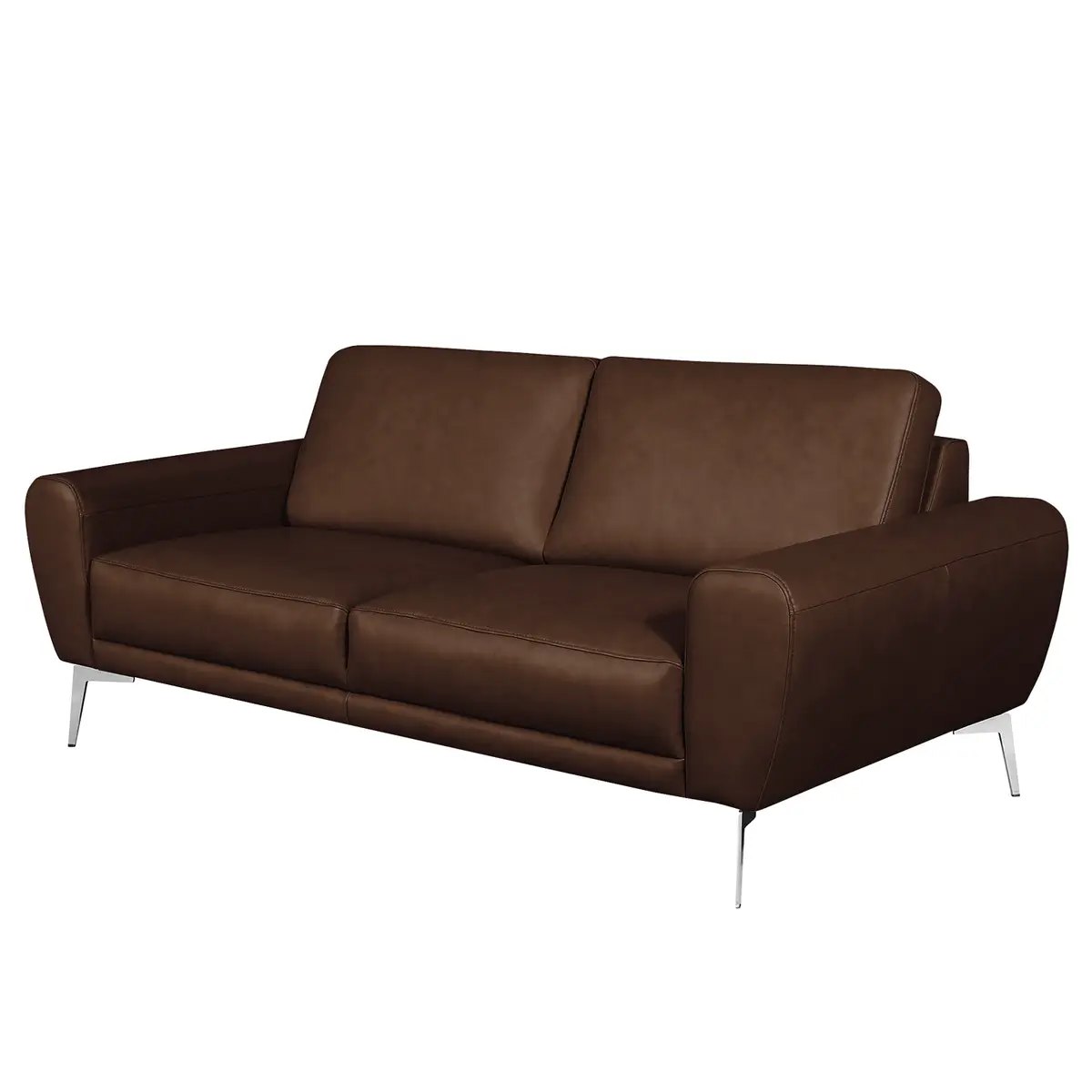 3-Sitzer Sofa Braun Echtleder Nadra | Braun
