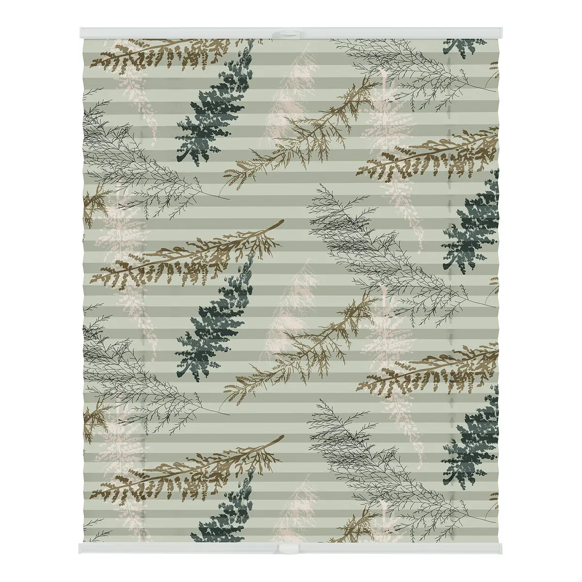 Plissee Klemmfix Fir Branches | Grün