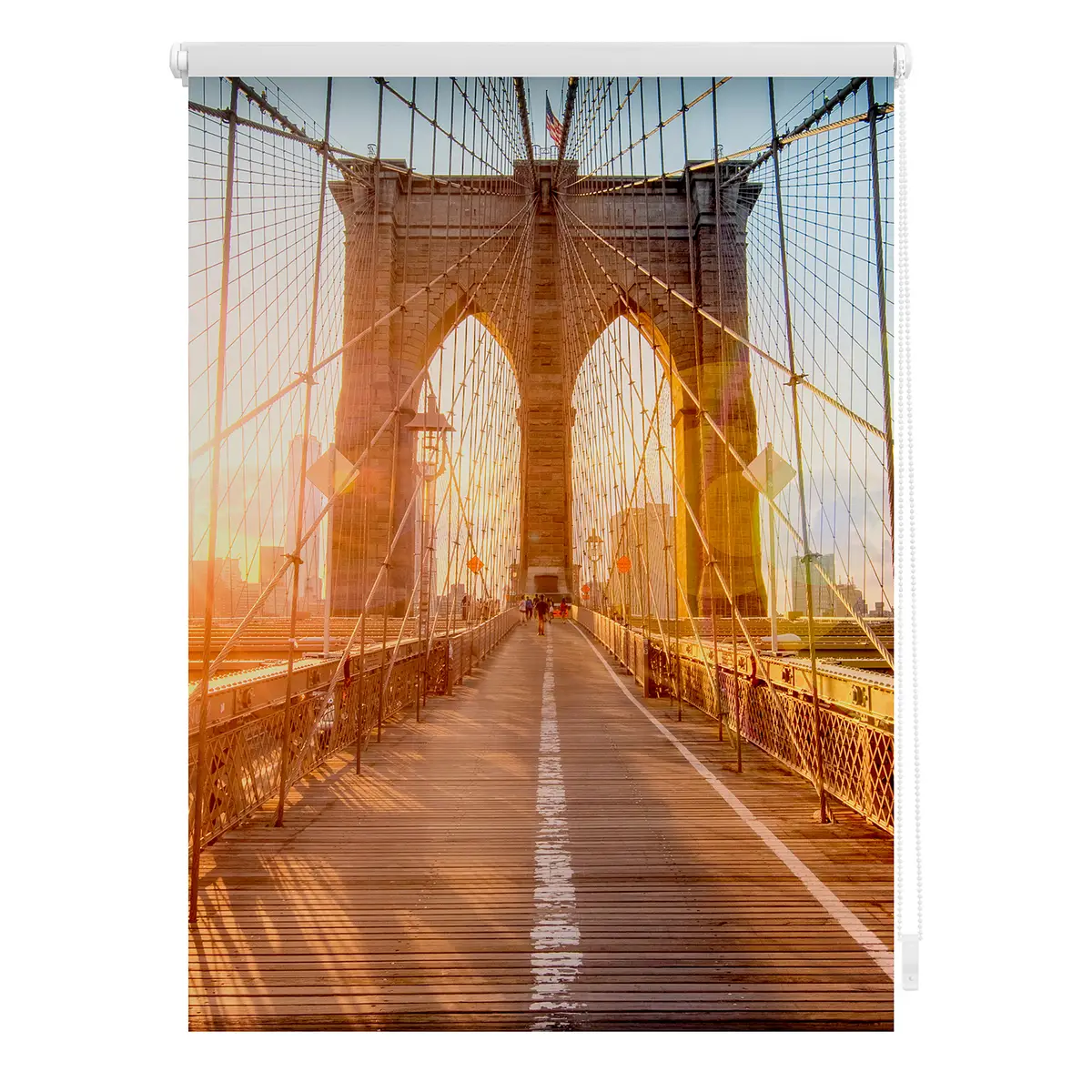 Klemmfix-Rollo Brooklyn Bridge | Orange
