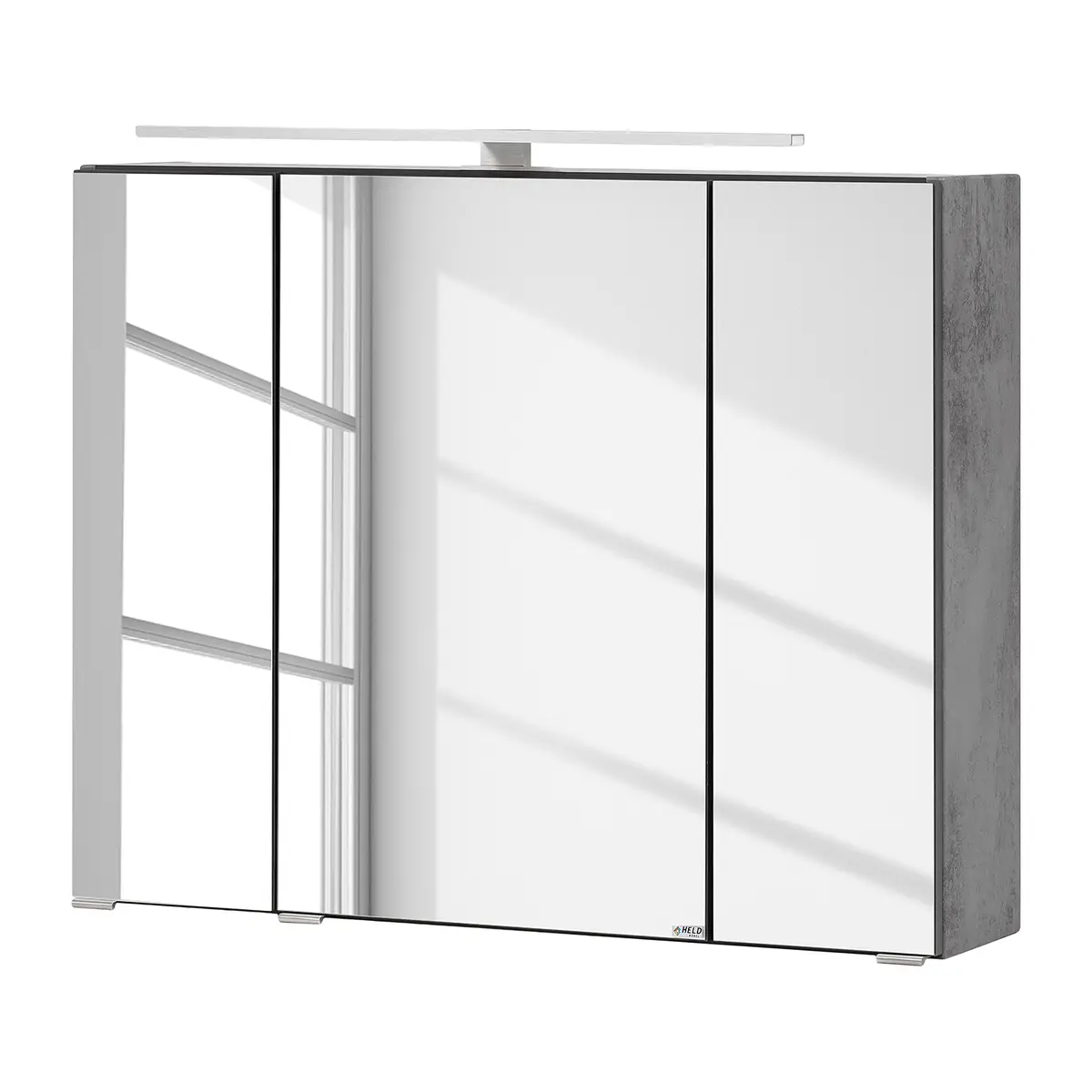 Spiegelschrank | Grau