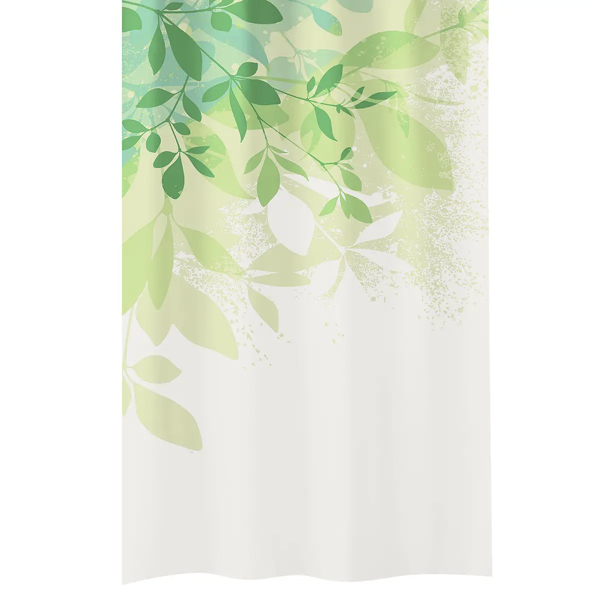 Duschvorhang Floresta Polyester Grün 180 x 180cm | Grün
