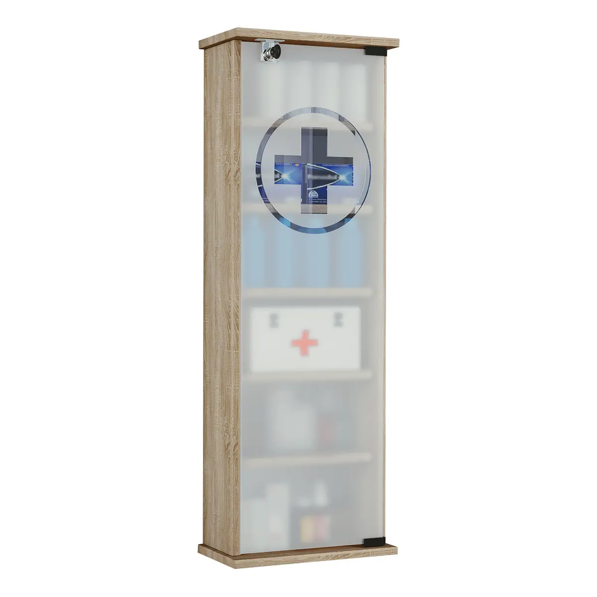 Medizinschrank Gusal | Holztöne