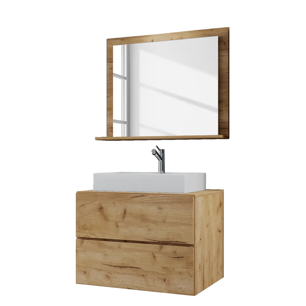 Badezimmerset Lendas I 2-teilig | Beige