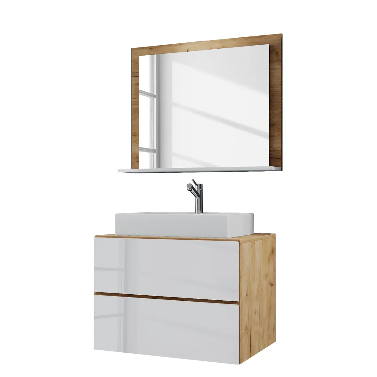Badezimmerset Lendas I 2-teilig | Beige