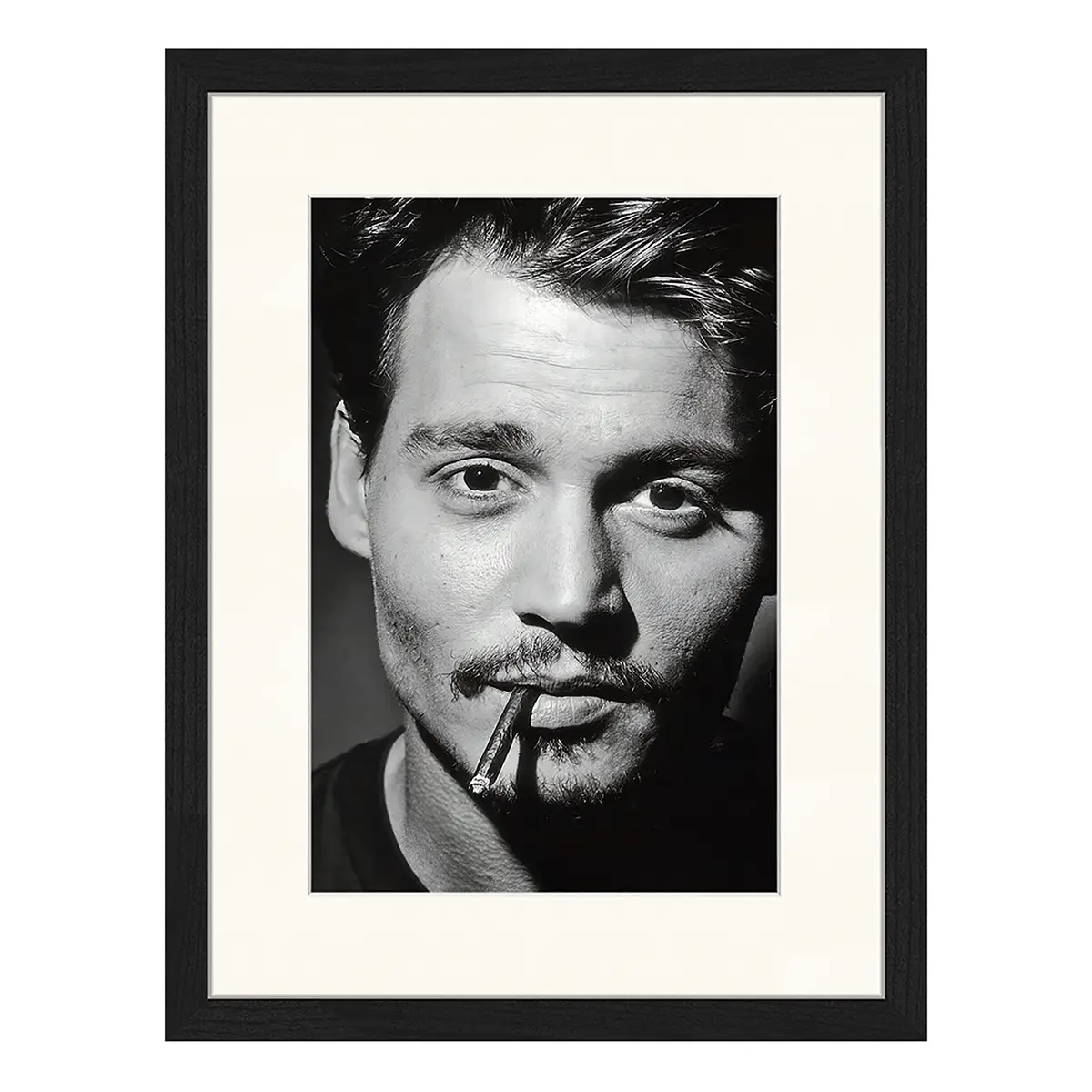 Bild Johnny Depp Rahmen | Schwarz