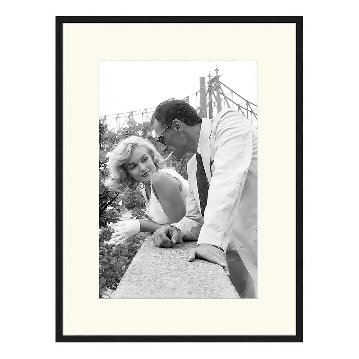 Bild MM with her author husband | Schwarz