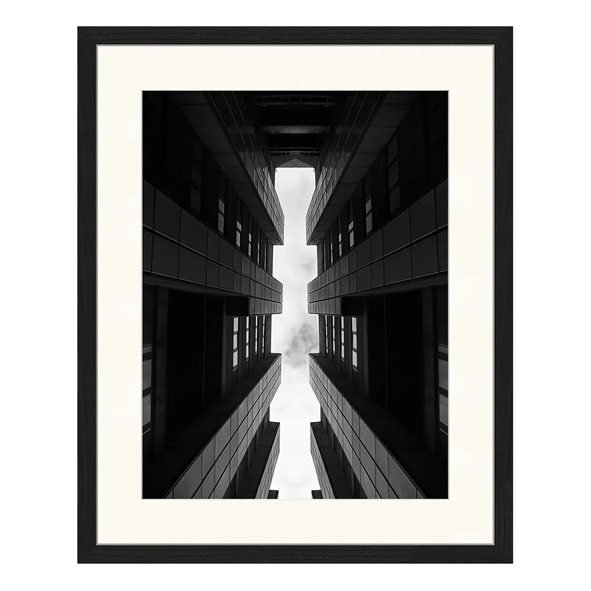 Bild Tall Buildings in City | Schwarz