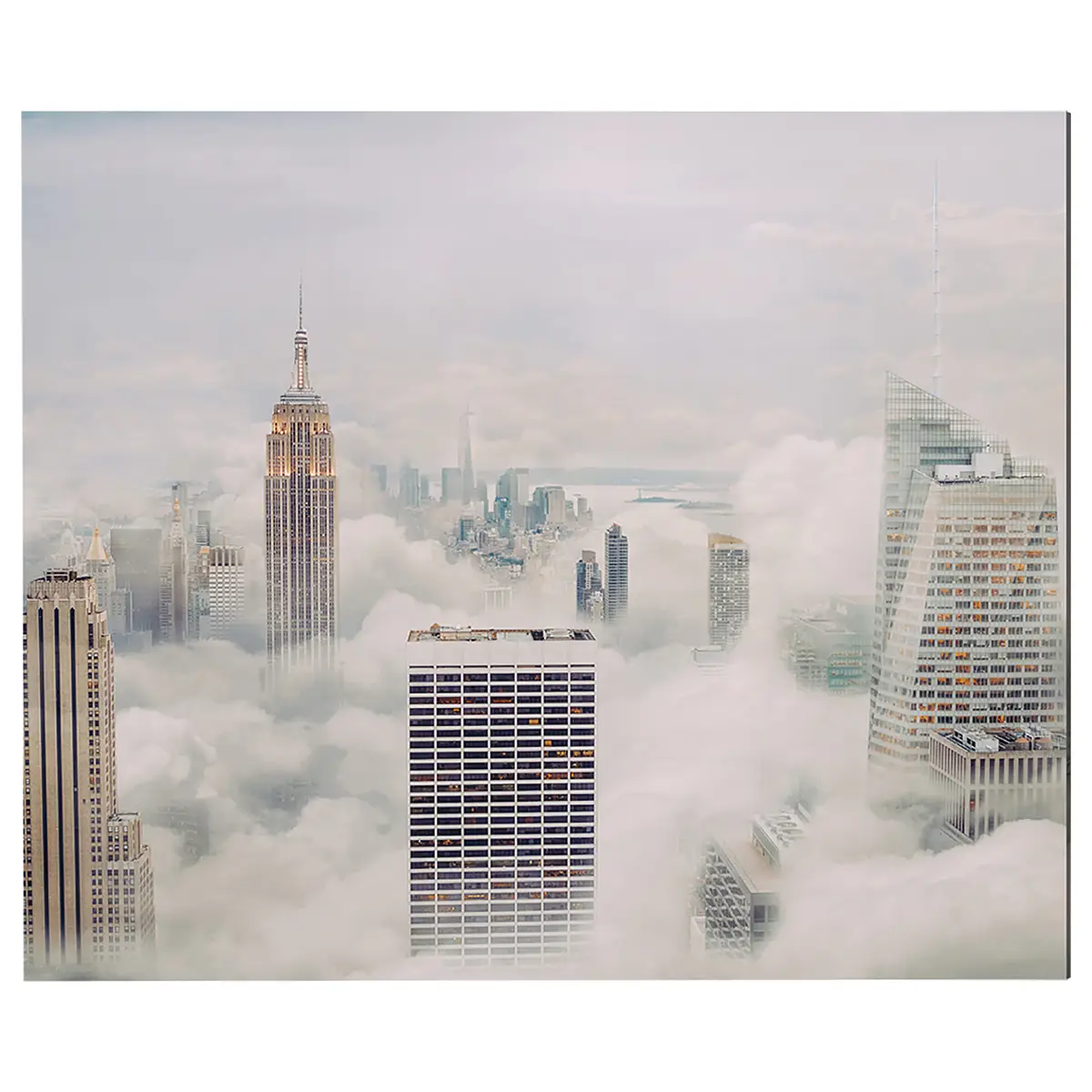 Bild New York City Metal | Mehrfarbig