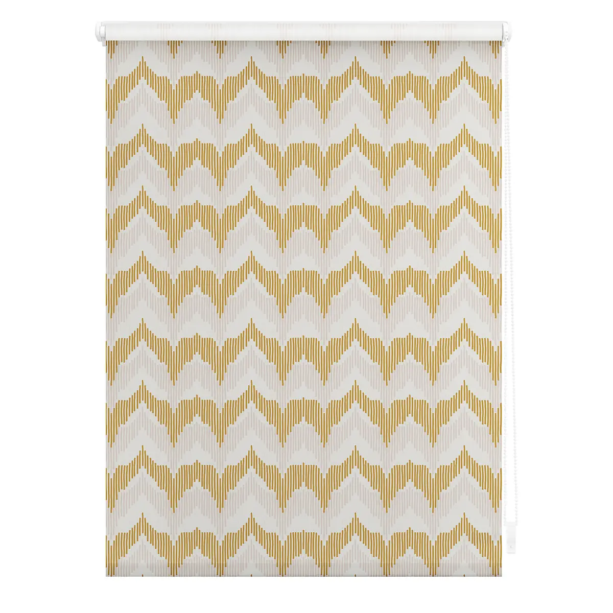 Klemmfix Rollo Boho Zig Zack | Gelb