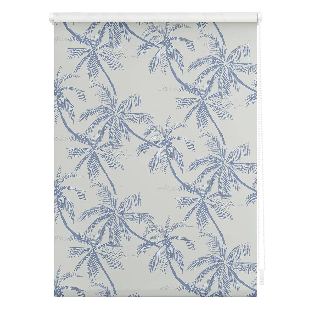 Klemmfix Rollo Blueprint Palms II | Blau