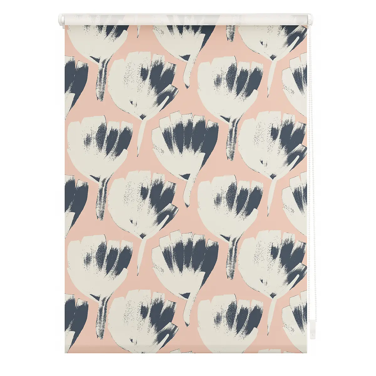 Klemmfix Rollo Jumbo Flowers | Rot