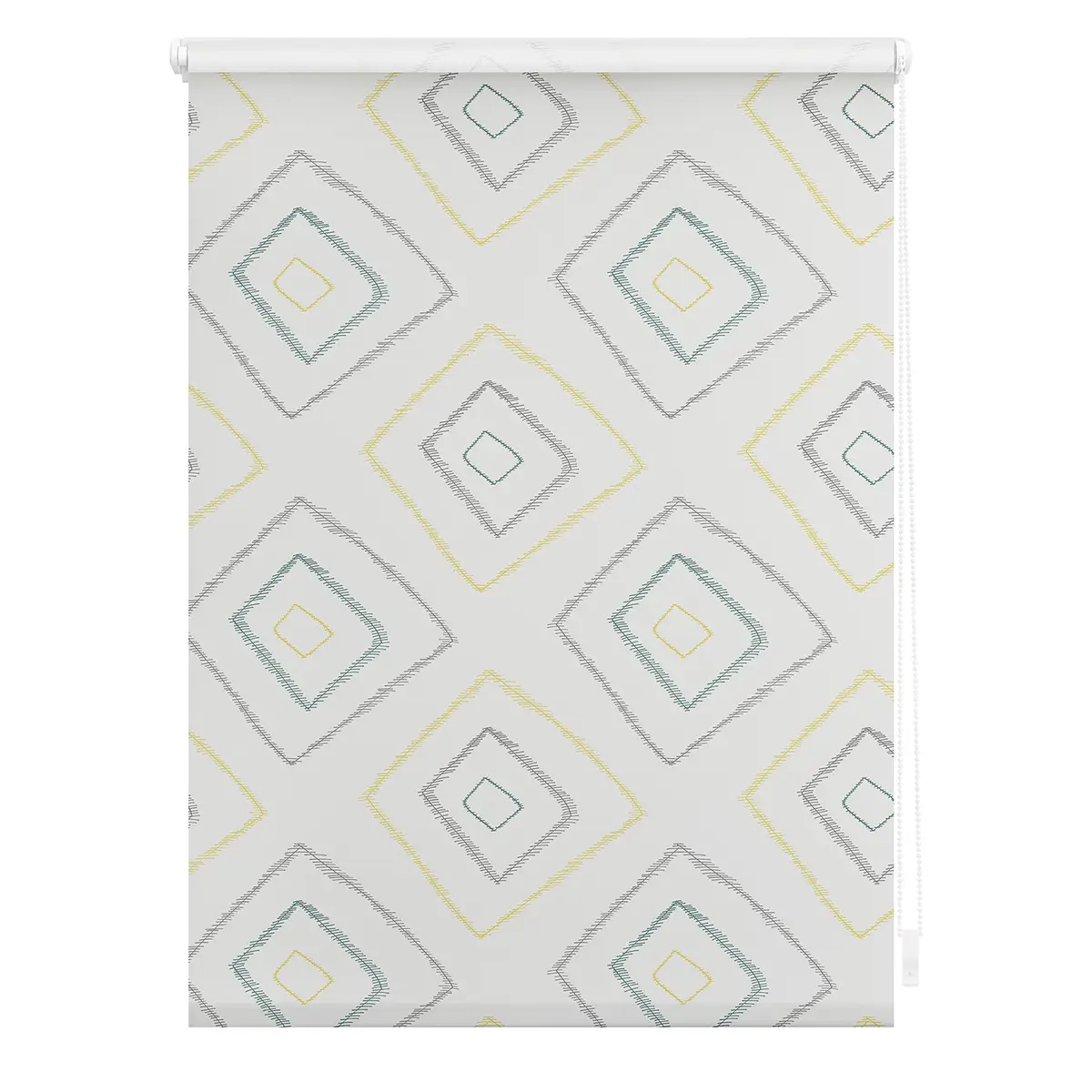 Klemmfix Rollo Stripy Boho Rectangle | Beige