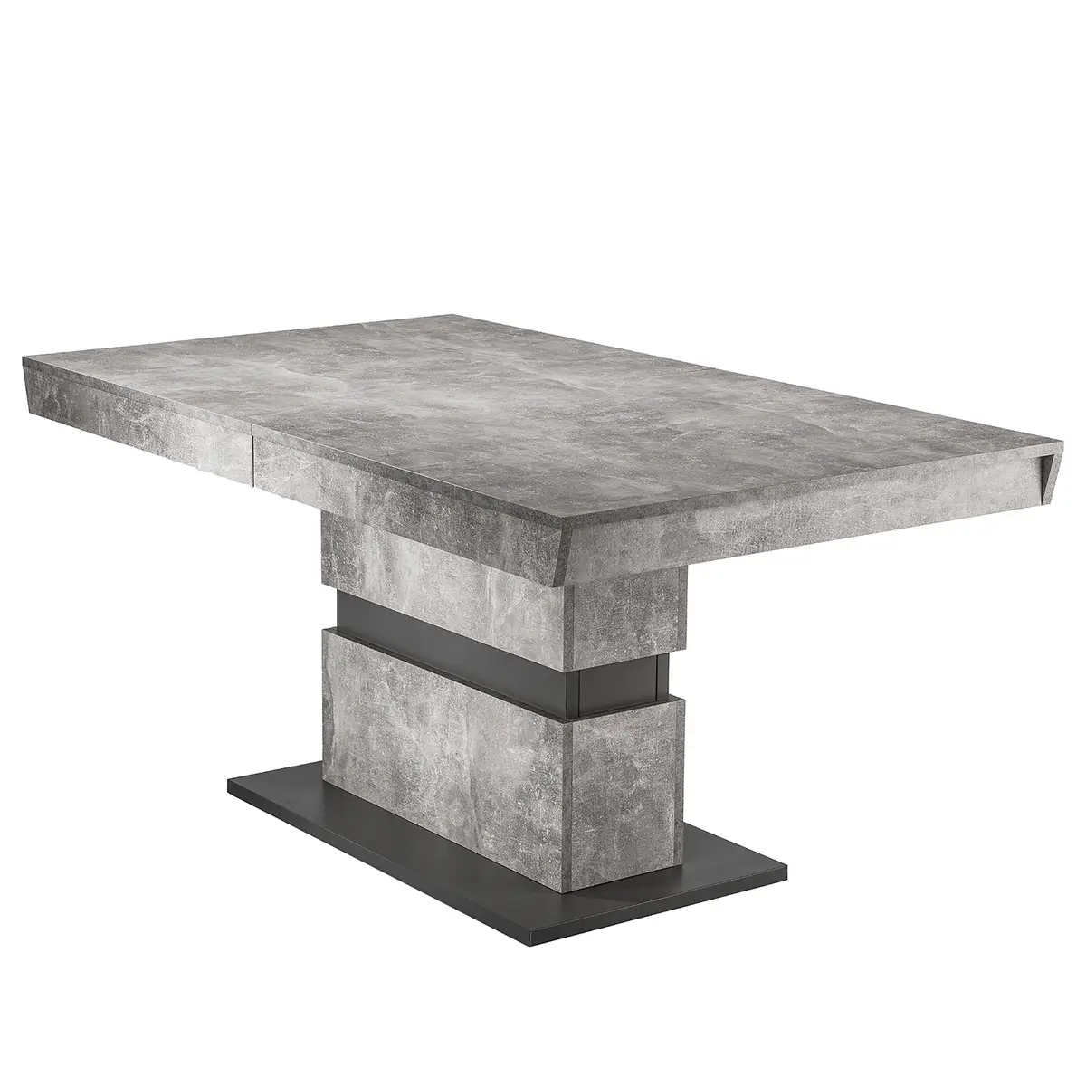 Esstisch Emilio I 140cm Grau Ausziehbar | Grau