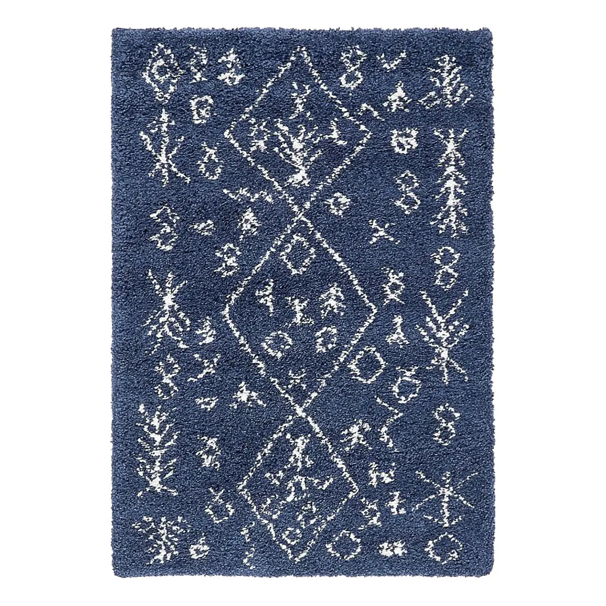 Kurzflorteppich Temara Shag III | Blau