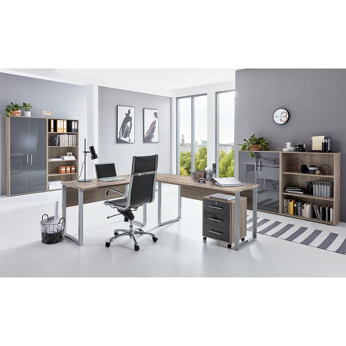 Büro-Set X 6-teilig | Braun